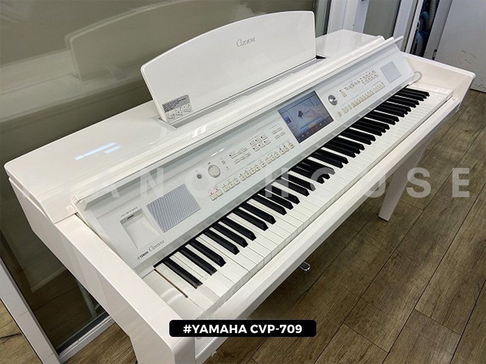 Hình ảnh chi tiết YAMAHA CVP-709 WH góc chụp 7